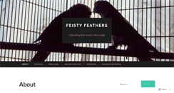 Desktop Screenshot of feistyfeathers.com